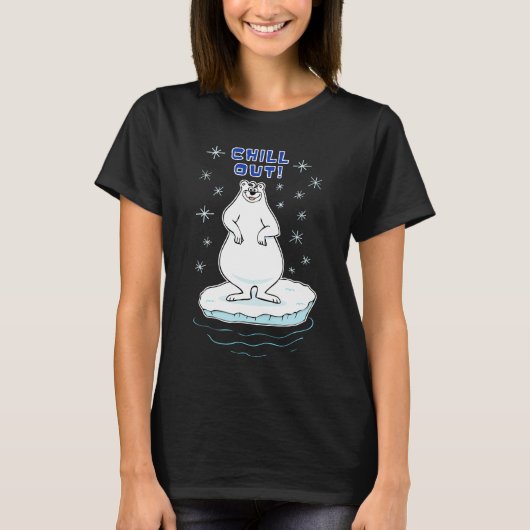 T-shirt Refroidir ! Ours polaire (Devant)