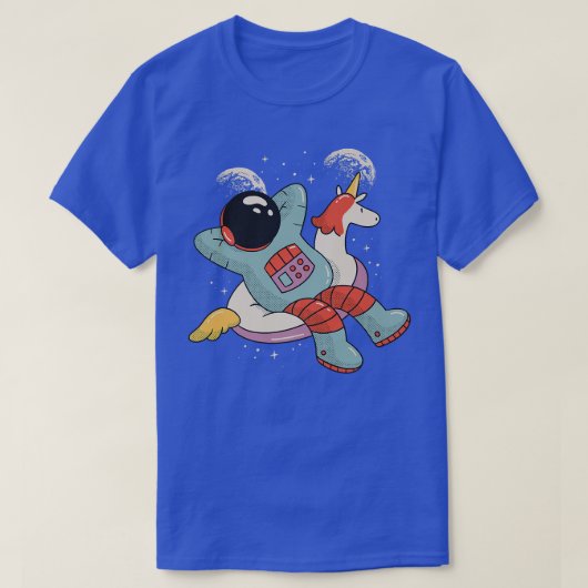 T-shirt Refroidissement dans l'espace Flottant Astronaute (Design devant)