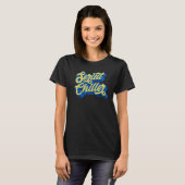 T-shirt Refroidissement série Retro les années 70 Script 4 (Devant entier)
