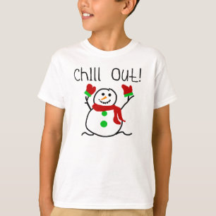 T-shirt Refroidissez le bonhomme de neige