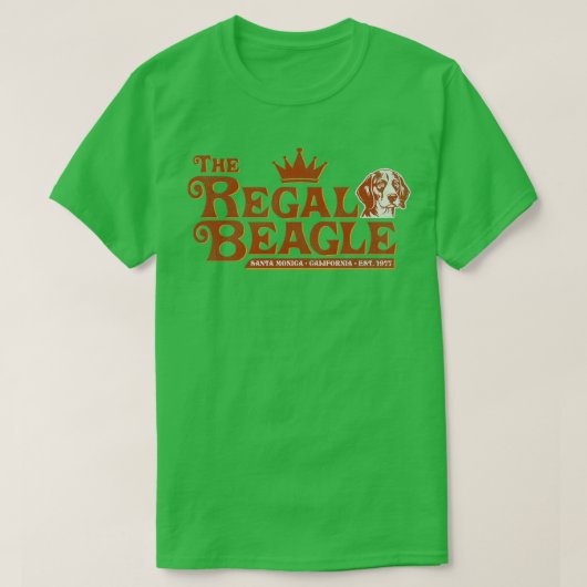 T-shirt Regal Beagle Lounge 1977 Worn Lts (Design devant)