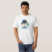 T-shirt Regal Crystal Eagle" Design majestueux (Devant entier)