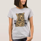 T-shirt Regal Jungle Wild Queen Grey (Devant)