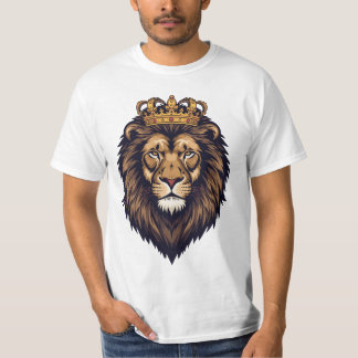 T-shirt Regal Lion Crown Emblem