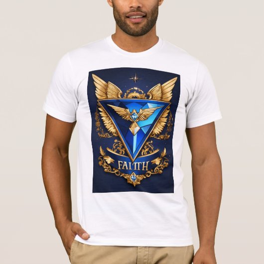 T-shirt "Regal Wings Diamond : A Sapphire & Gold Affair pa (Devant)