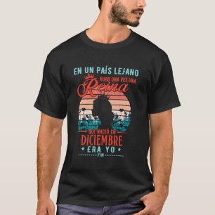 T-shirt Regalo Cumpleaños Para Mujer Una Reina Nació En Di
