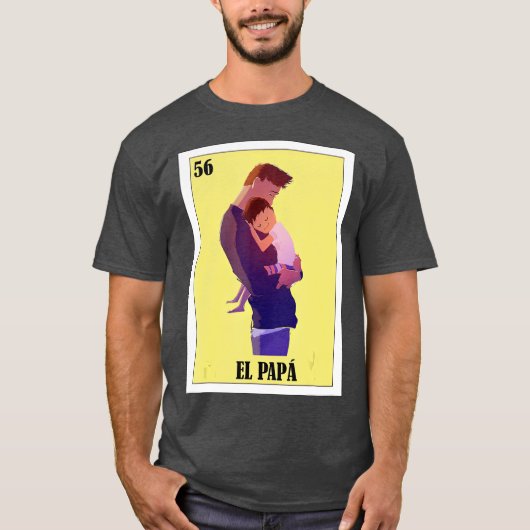 T-shirt Regalo para Papa Espagnol Papa Lottery Poison El (Devant)