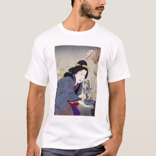 T-shirt Regard comme si elle veut changer : L'aspect