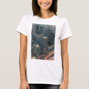 T-shirt Regard de la ville haute en bas de 2012