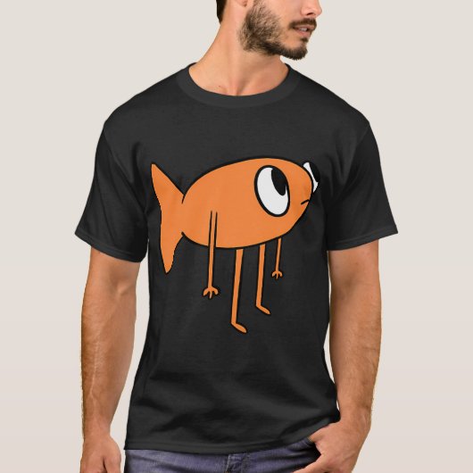 T-shirt regard de poisson (Devant)