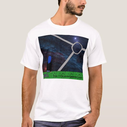 T-shirt Regard dedans à l'espace (Devant)
