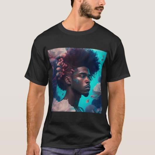 T-shirt Regard Glacé de Triton (Devant)