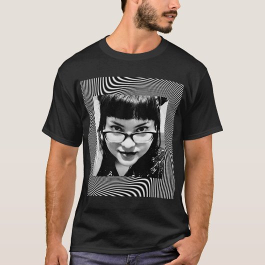 T-shirt Regard percé monochrome (Devant)