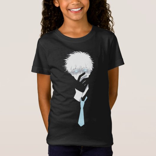 T-Shirt Regard Turquoise : Conception Anime (Devant)