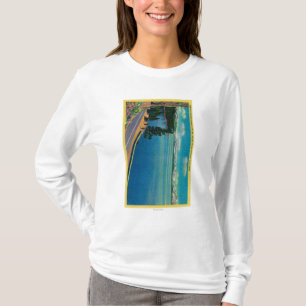 T-shirt Regardant vers la crique de zéphyr, Mt. Tallac