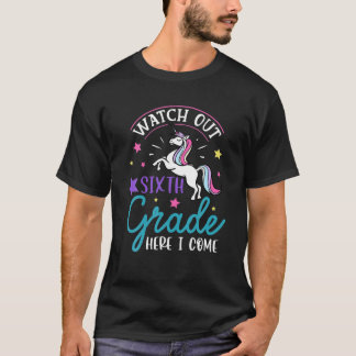 T-shirt Regarde En Sixième Année Je Viens | Premier Jour D
