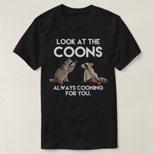 T-shirt Regarde Les Coons (Design devant)