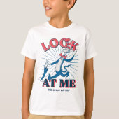 T-shirt Regarde-Moi Chat Dans Le Casquette (Devant)