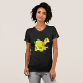 T-shirt Regarder Chomby jaune (Devant entier)
