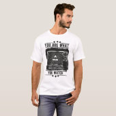 T-shirt regarder la télévision (Devant entier)