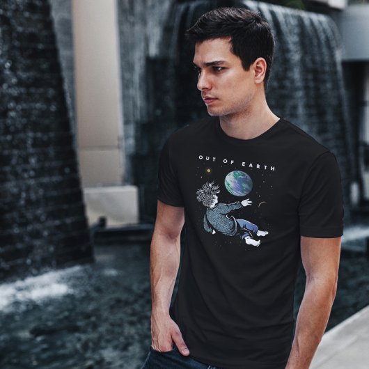 T-shirt Regarder la Terre de l'espace