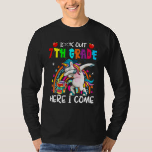 T-shirt Regardez 7e année Je viens en faisant le dab Lic