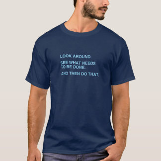 T-shirt Regardez autour de vous