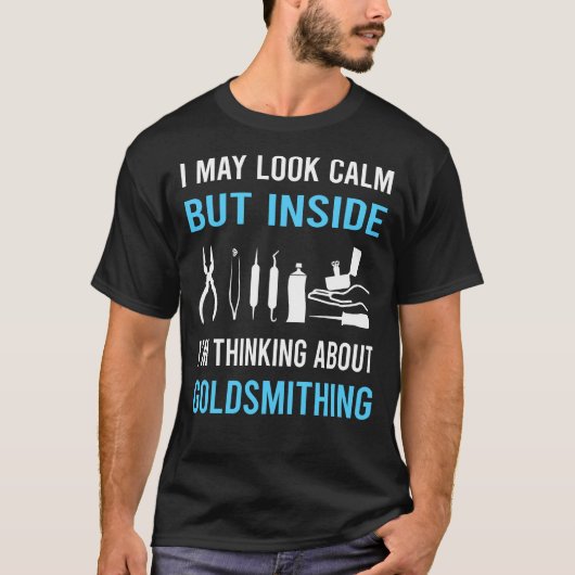 T-shirt Regardez Calme Orfèvrerie Orfèvre (Devant)