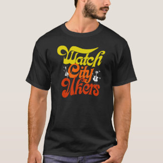 T-shirt Regardez City Ukers Psychédélique