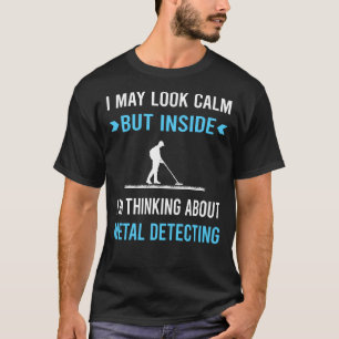 T-shirt Regardez Détectoriste Détecteur Détecteur Calmtal