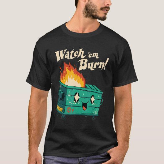 T-shirt Regardez 'Em Burn Apparel (Devant)
