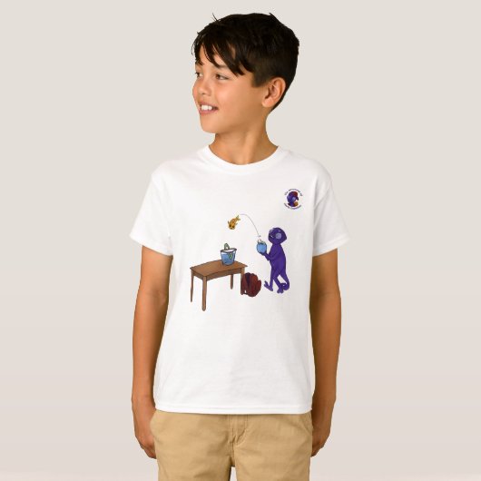 T-shirt Regardez, je suis un poisson de vol (Devant entier)