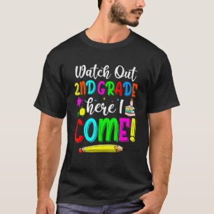 T-shirt Regardez La 2e Année Ici Je Reviens À L'École 1