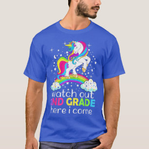 T-shirt Regardez La 2e Année Ici Je Reviens Unicorn À Sc