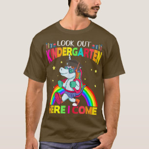 T-shirt Regardez La Maternelle Ici Je Viens Drôle Unicorn