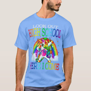 T-shirt Regardez Le Lycée Ici Je Reviens Unicorn À S