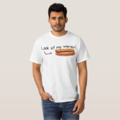 T-shirt Regardez ma saucisse ! Chemise (Devant entier)