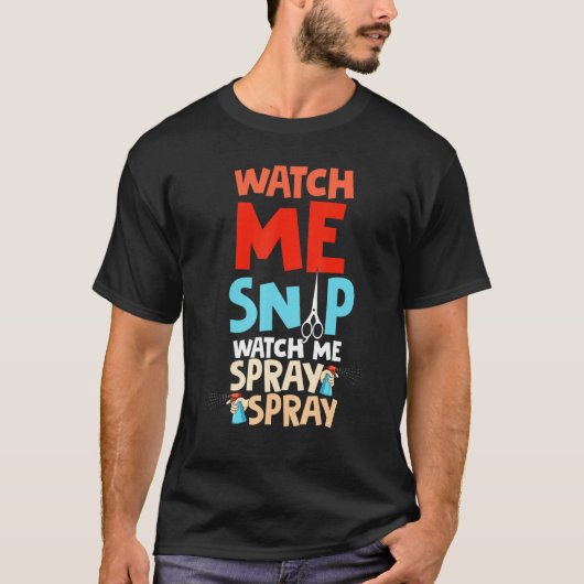 T-shirt Regardez-moi Snip Regardez-moi Spray Spray Chien G (Devant)