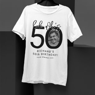 T-shirt Regardez qui a Cinquante   Photo 50e Anniversaire