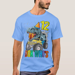 T-shirt Regardez qui est 12e anniversaire Monster Truck Di