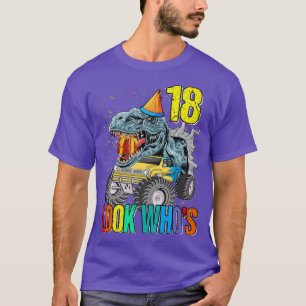 T-shirt Regardez qui est 18e anniversaire Monster Truck Di