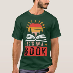T-shirt Regardez son livre