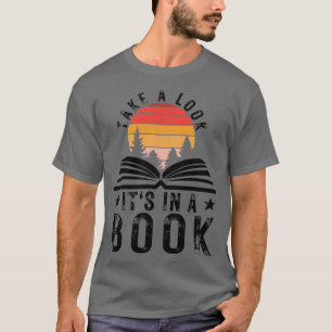 T-shirt Regardez son livre dans un livre 19
