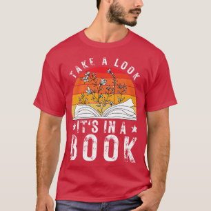 T-shirt Regardez son livre dans un livre 9