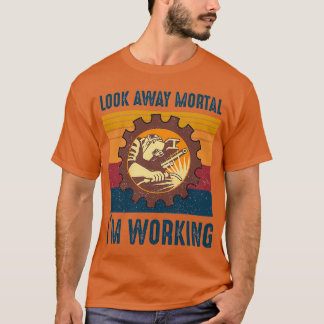 T-shirt Regardez vers le loin Mortal Ix27m Travailler amus