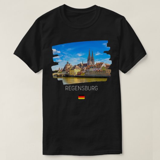 T-shirt Regensburg Germany  (Design devant)
