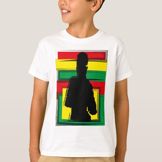 T-shirt Reggae bobo art (Devant)