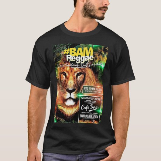 T-Shirt REGGAE BOOM (Devant)