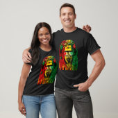 T-shirt Reggae Cool Gorilla Dreadlocks (Unisexe)