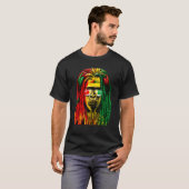 T-shirt Reggae  Cool Gorilla  Dreadlocks  Rasta  Dreads  R (Devant entier)